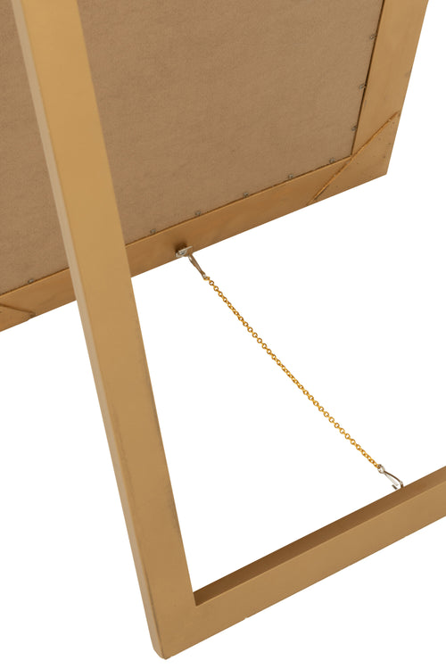 J-Line spiegel Emi - hout - goud