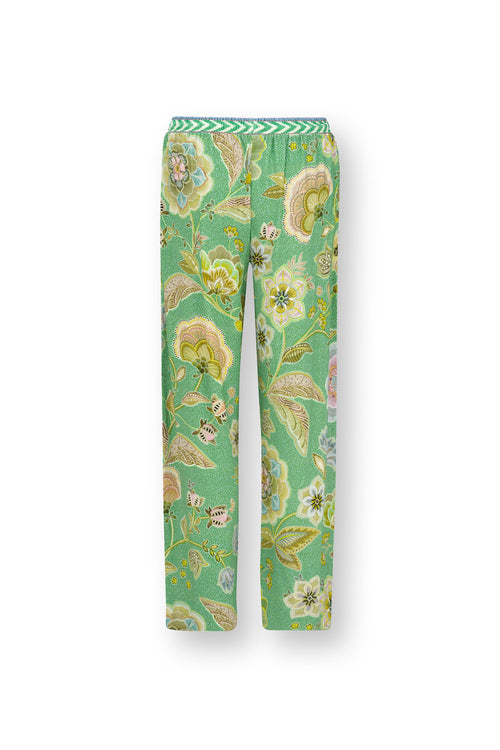 Pip Studio - Belin Long Pajama Pants Women - Matata - Green - S