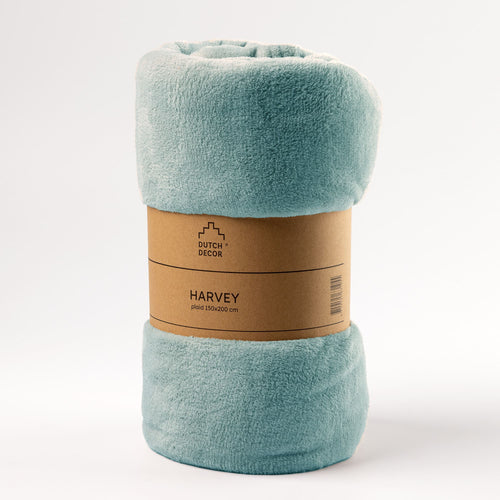 Dutch Decor - VOORDEELSET - 3-delig - Rome & Harvey - 2 sierkussens 45x45 cm - 1 plaid 150x200 cm - groen - vtwonen shop