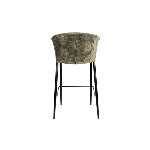 Dutchbone Georgia Barkrukken rugleuning 73 cm Groen - Set van 2