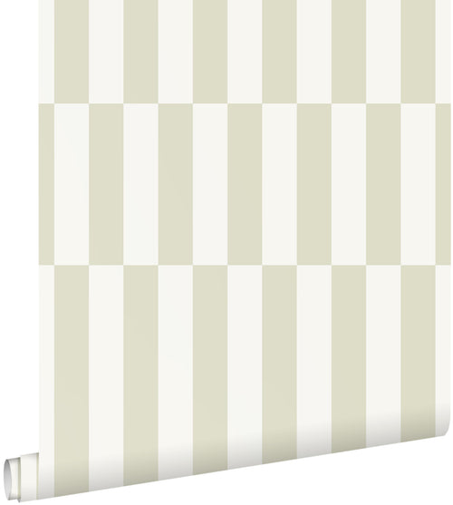 ESTAhome behang strepen lichtgroen - 50 x 900 cm - 132234