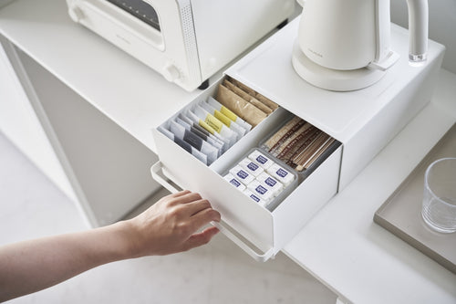 Yamazaki Uitschuifbare Keukenlade - Tower - Wit