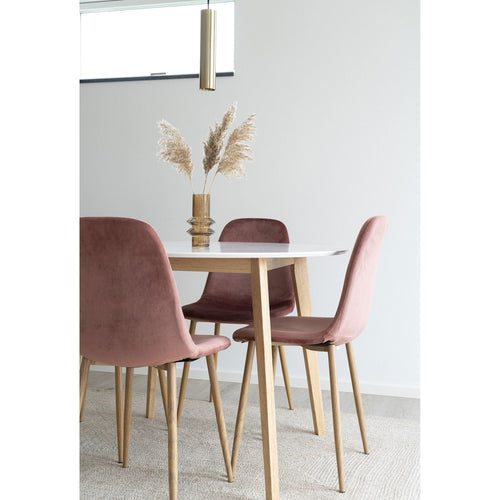BRAM Eetkamertafel Rognan - ø105 - Wit