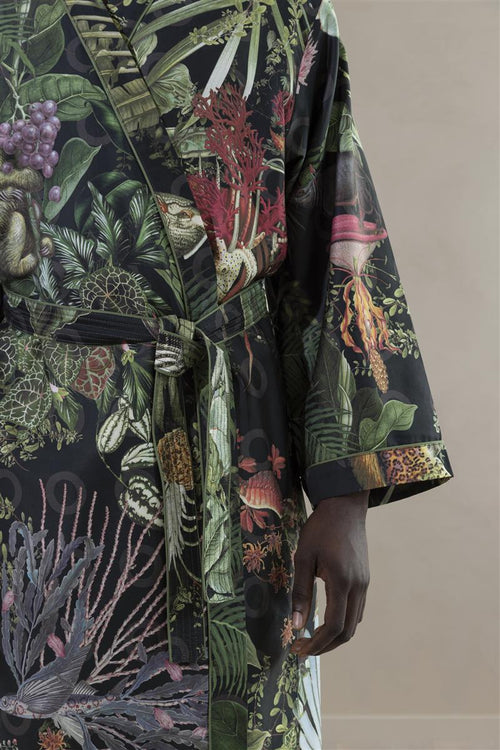 MOOOI kimono Menagerie Kimono - S/M cm - raven - vtwonen shop