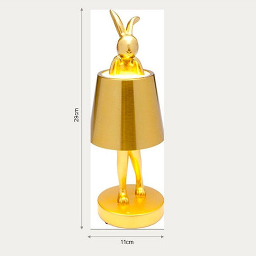 Kare Design Tafellamp Animal konijn LED 29cm groen matcha