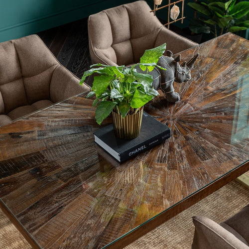 Kare Design Eettafel Conley 180x90cm chroom - vtwonen shop