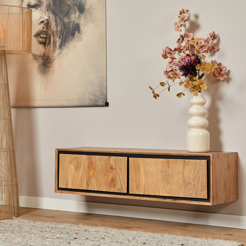 Starfurn  tv meubel RichWood - bruin - 35x120x30cm