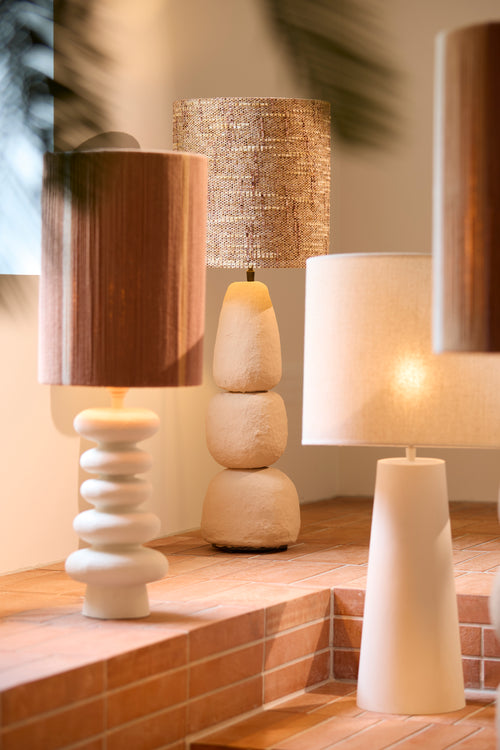 Light & Living lampenkap OSIRE - Ø40x30 cm - grijs - vtwonen shop