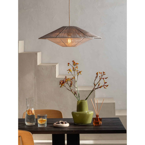 GOOD&MOJO hanglamp Lumbini - grijs - Ø60cm