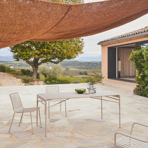 Tikamoon Metalen leunstoel in crèmekleur - Beige - vtwonen shop