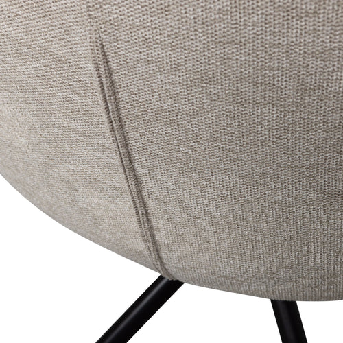 WOOOD eetkamerstoelen Grant-Jaki - Chenille - Zand - Set van 6 - vtwonen shop