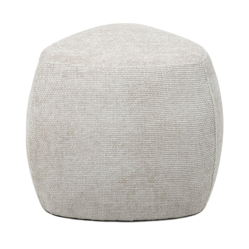 Giga Meubel Poef Josip - Beige - Stof - 46x46x43cm - vtwonen shop