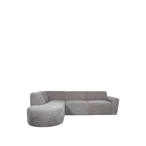 LABEL51 Hoekbank Espen Links - Grijs Stof - 267x223x79cm
