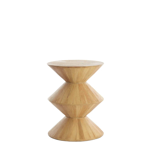 Light & Living side table Larus - naturel - Ø40cm - vtwonen shop