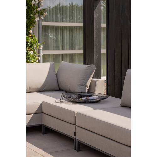 WOOOD loungeset links buiten Sicilië - Taupe - 60x262x246 - vtwonen shop