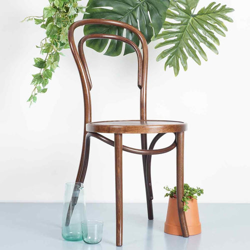 Fameg Vienna Thonet No.14 Houten Bistrostoel Walnoot - vtwonen shop