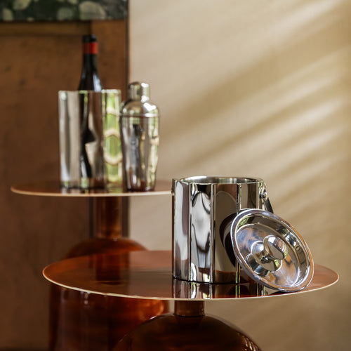 S|P Collection - Ijsemmer 15,5xH17,5cm dubbelwandig zilver Nox