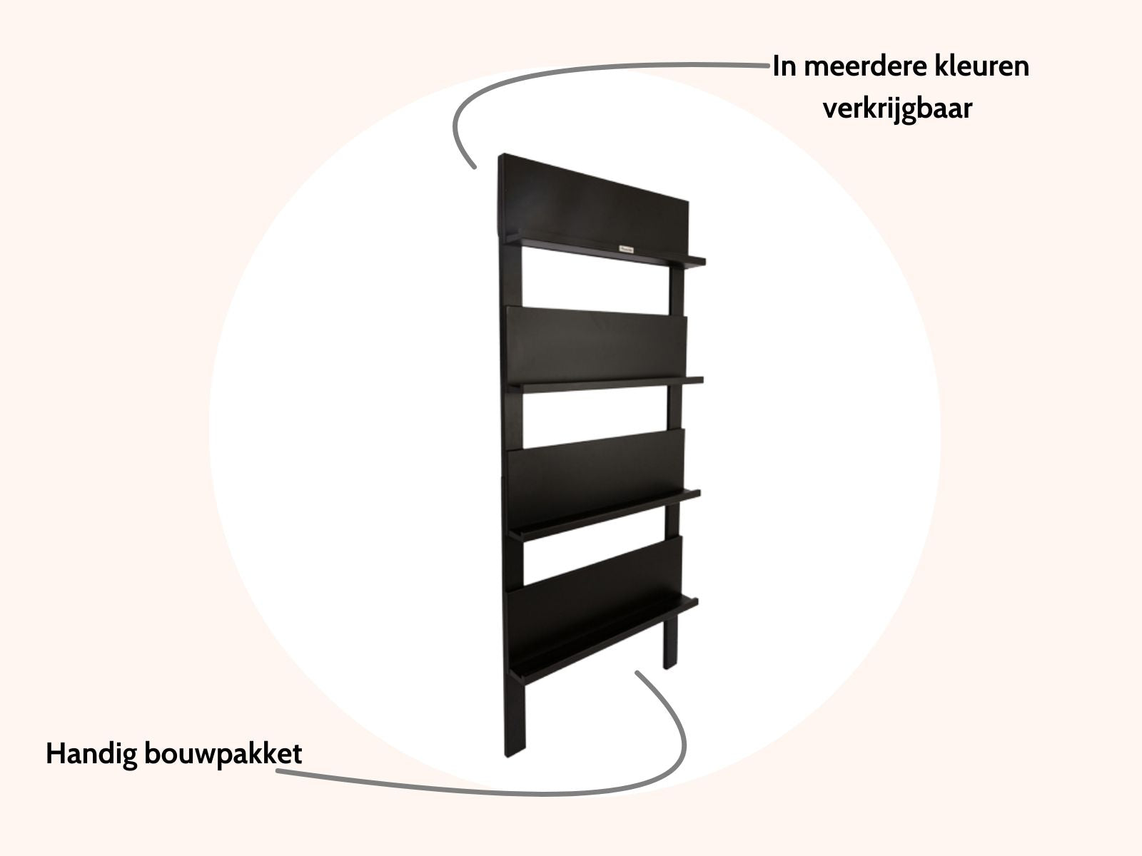 Hzuaneri Bibliothèque, Étagère de Rangement 6 Niveaux, Meuble, Cube