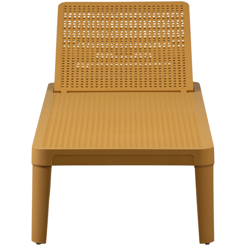 WOOOD ligbed tuin Jinte  - Kunststof - Geel - 29x55x191 - vtwonen shop