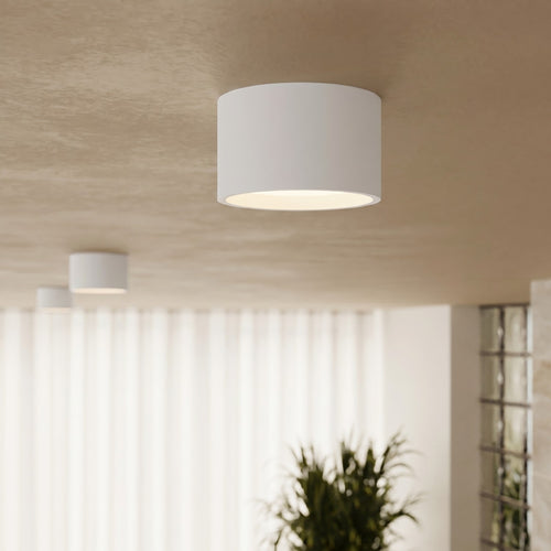 Sollux Lighting Plafondlamp MODO 1 wit Gx53 - 10x10x6cm