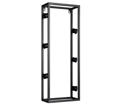 Trio leuchten Wijnrek Anna - wand -6 flessen - zwart