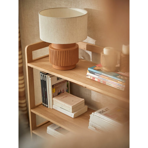 Tikamoon Massief eiken boekenkast - Naturel