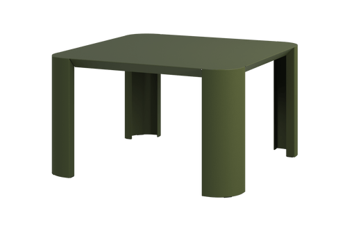 noo.ma Fli Outdoor salontafel - Forest Green, 65 x 65 x 38 cm, staal