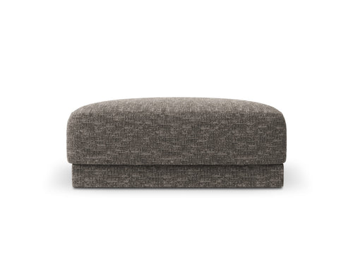 Micadoni Poef Miley chenille, grijs - 90x90x40cm