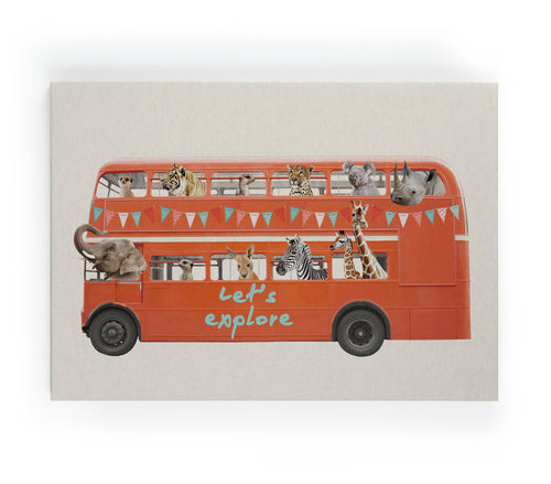 Canvas 60x40 Afdruk Bus