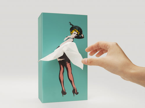 Spextrum Tissue Up Girl - tissuehouder - mint - vtwonen shop