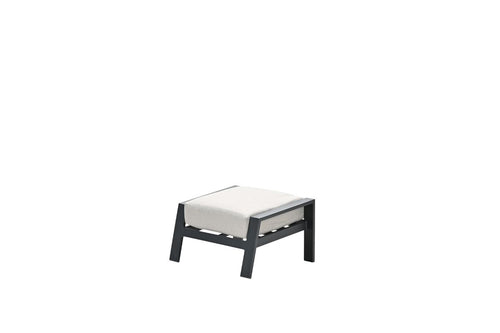 Lincoln voetenbank - carbon black - desert sand