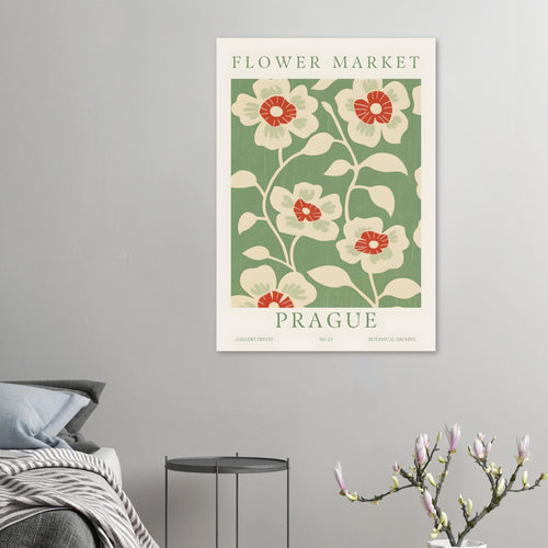 Artfulprints  Flower market - Prague I   poster 30x40 cm - vtwonen shop