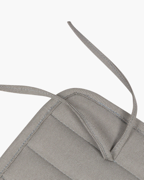 noo.ma Nokk Stool Cushion buitenkussen Light Grey 33x29,5x1 cm