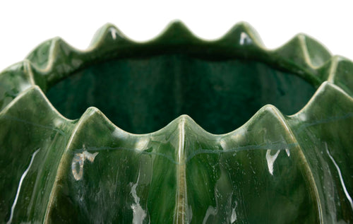 Mauro Ferretti vaas - Ø 22 x 13,5 cm - groen