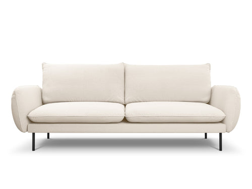 Cosmopolitan Design Bank Vienna 4-zits, boucle, beige - 92x230x95cm