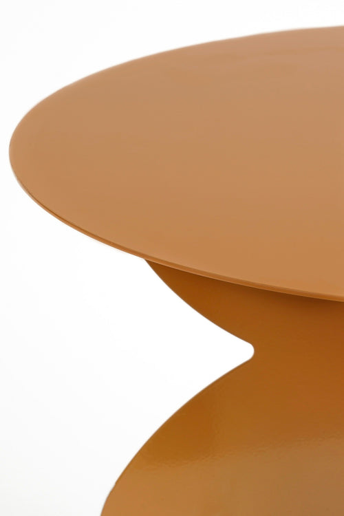 Mica Decorations Rafi Bijzettafel - H40 x Ø45 cm - IJzer - Bruin - vtwonen shop