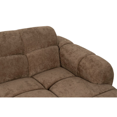 Housecraft Living Vento 3,5-Zitsbank Rechts Bruin