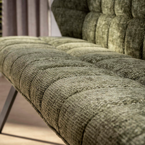 Giga Living Eetkamerbank Raster - Groen - 180x60x80cm