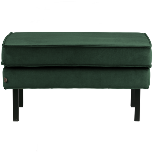 BePureHome hocker op poten Rodeo - Velvet - Green Forest - 45x84x54 - vtwonen shop