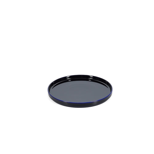 S|P Collection - Plat bord 21xH2cm midnight blue Aster - Set van 4