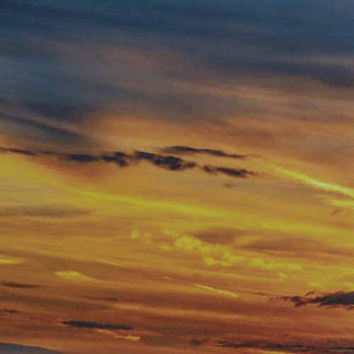 Art for the Home Buitencanvas - Lavendelveld bij zonsondergang - 50x70cm