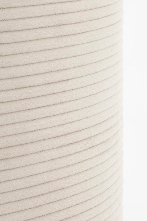 Mica Decorations Poef met Opbergruimte - H41 x  Ø42 cm - Off-white - vtwonen shop