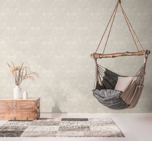 Livingwalls behang ornamenten wit, crème en grijs - 53 cm x 10.05 m - AS-391193 - vtwonen shop