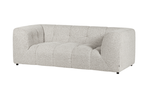 noo.ma Bolbi 2-zits bank - Clay Grey Mélange, pluche ontwerp