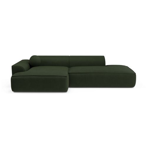 Sia Home - Hoekbank links ANIA - Geweven stof - Olijfgroen - 260cm - vtwonen shop