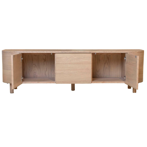 DÉJA Living Tv-meubel Torsby - Naturel Hout - 160x40x35cm