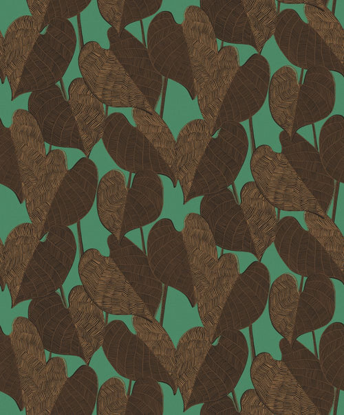 Masureel behang bladeren bruin - 53 cm x 10.05 m - 631833 - vtwonen shop