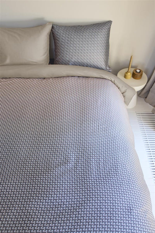 Beddinghouse dekbedovertrek Alvaro - 200x200/220 cm - blauw - vtwonen shop