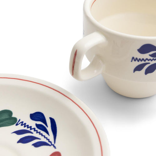 Royal Boch Boerenbont kop & schotel - 0,2L - set van 6