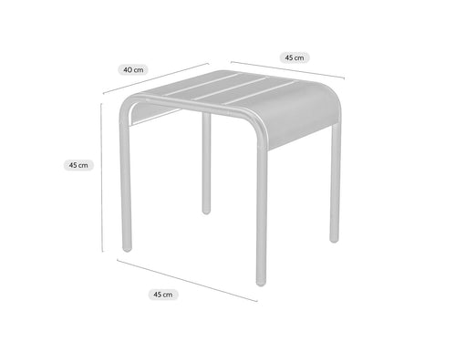 MaximaVida metalen bijzettafel krukje Max 45 cm olijfgroen - vtwonen shop